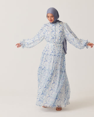 'Aila' Modest Chiffon Maxi Dress