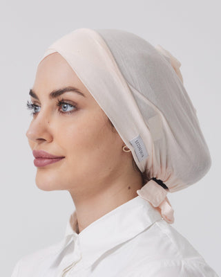 LIGHT-WARM  'Criss Cross Adjustable' Closed Hijab Cap - Twiice Boutique