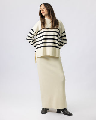 'Norah' Knit Skirt - Cream