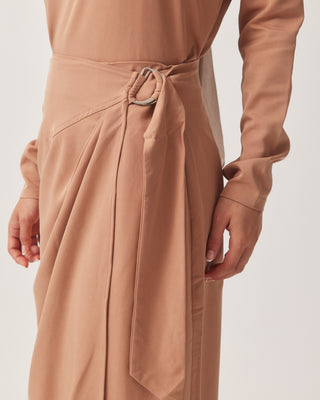 'Esra' Cupro Overlay Skirt