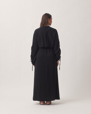 'Amelia' Black Maxi Dress