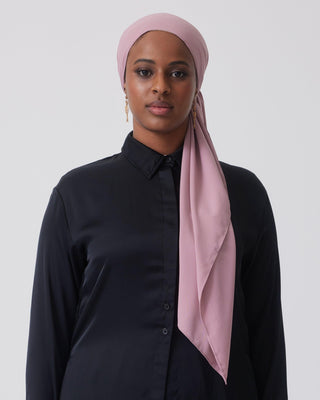 Premium Chiffon Hijab- Mauve - Twiice Boutique