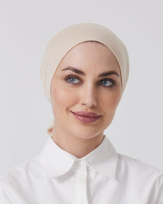 MEDIUM-WARM 'Big Bun Adjustable' Hijab Cap - Twiice Boutique