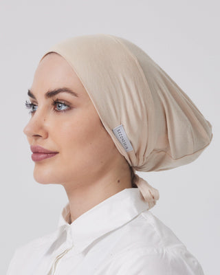 MEDIUM-WARM 'Big Bun Adjustable' Hijab Cap - Twiice Boutique