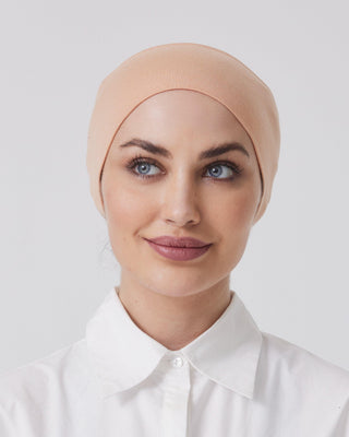 TAN 'Open Hijab Cap' - Twiice Boutique