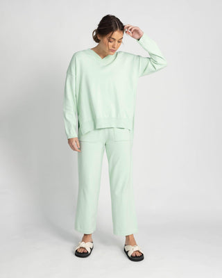 'Isla' Knit Sweater - Mint Green - Twiice Boutique