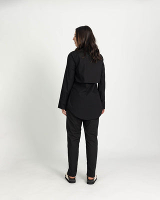 'Not So Plain Jane' Black Opaque shirt - Twiice Boutique