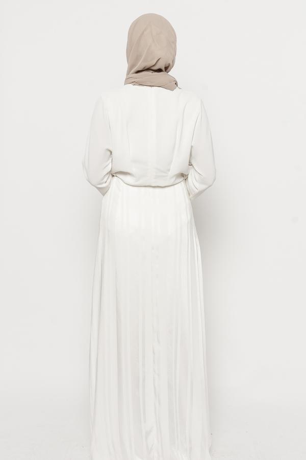 Hana white stripe overlay pants