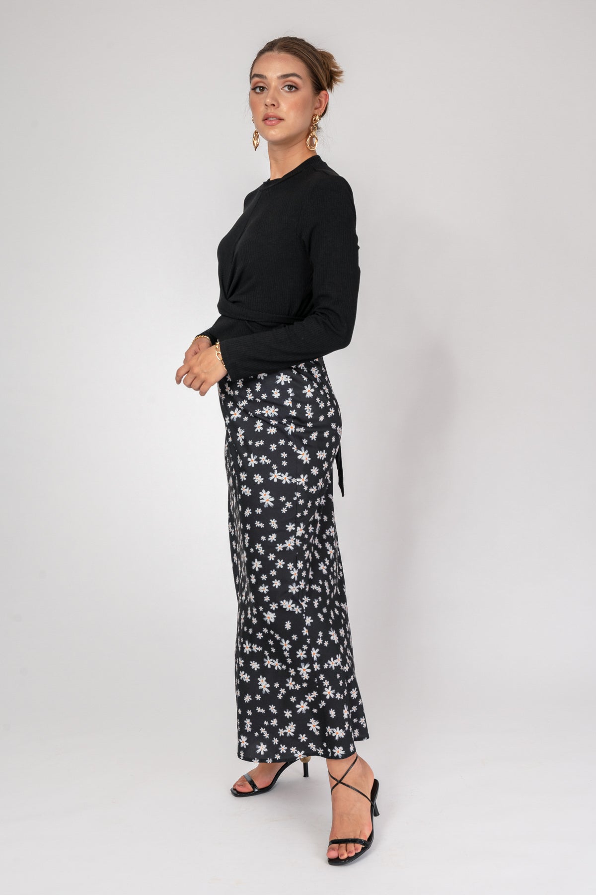 'Own it' Floral Skirt - Daisy Print