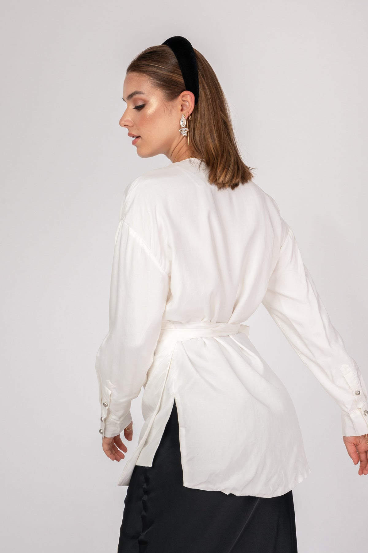 'Endless Summer' White Wrap Top