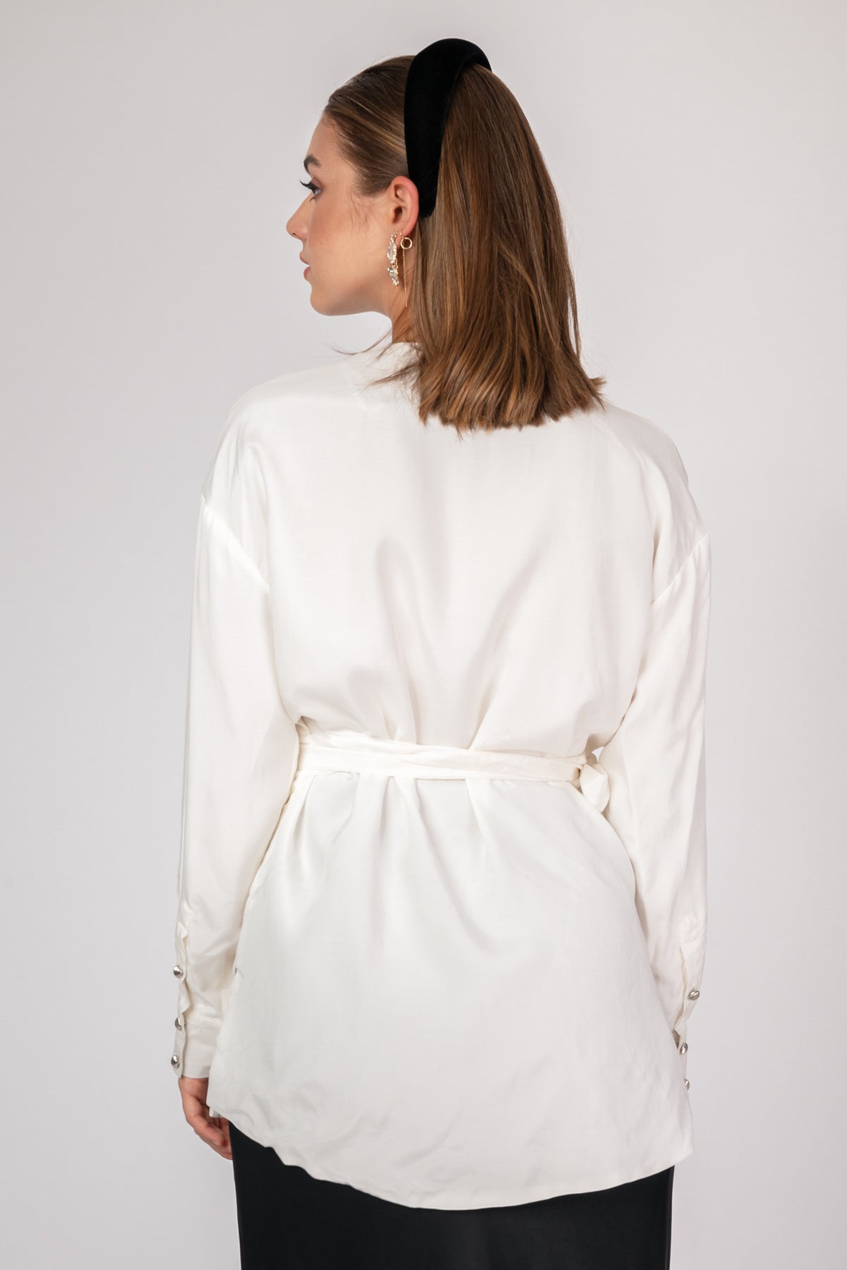 'Endless Summer' White Wrap Top